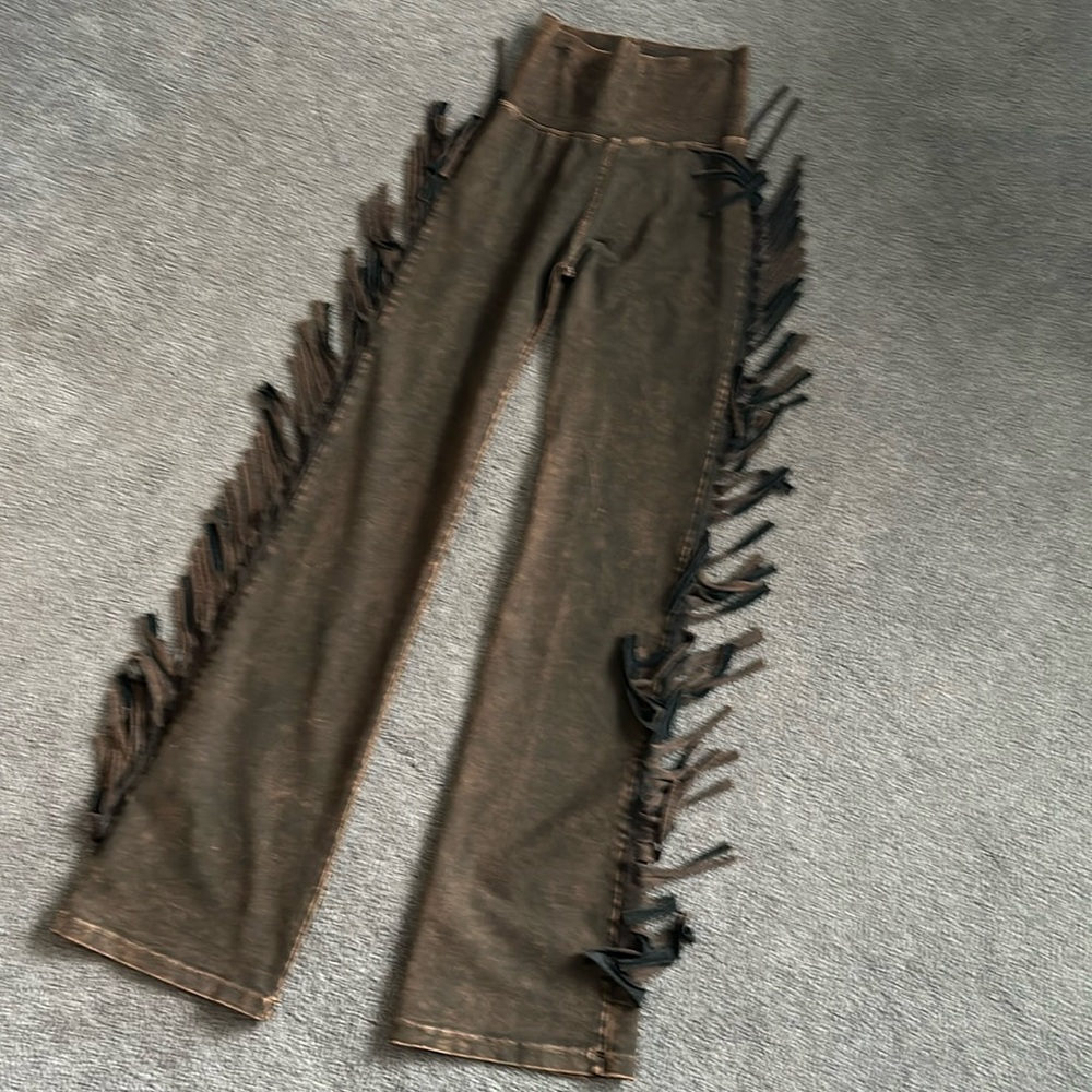 COPY - Ladies Western FRINGE PANTS leggings like chaps